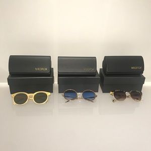 Wildfox Set of 3 Sunglasses